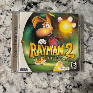 Rayman 2 The Great Escape Sega Dreamcast CIB Complete With Manual